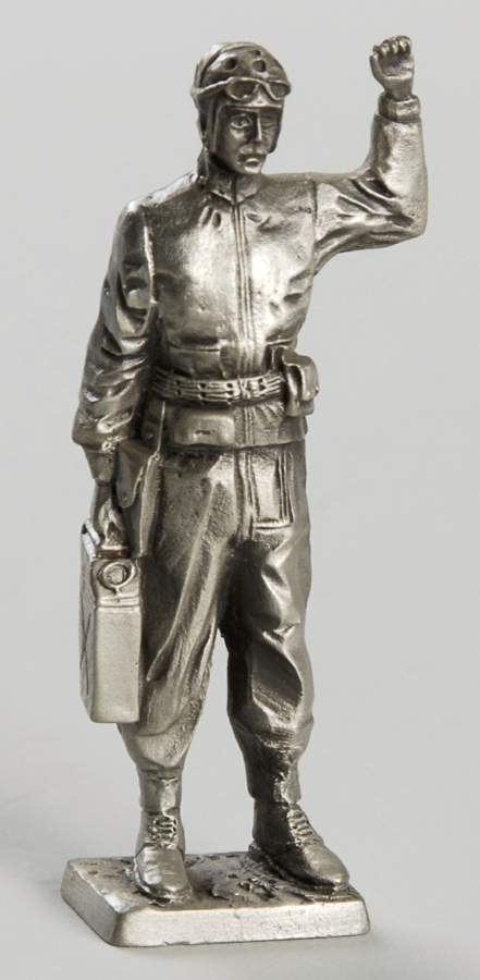 American Military Sculpture Collection Us Army Private-1944 - No Box by Franklin Mint-1