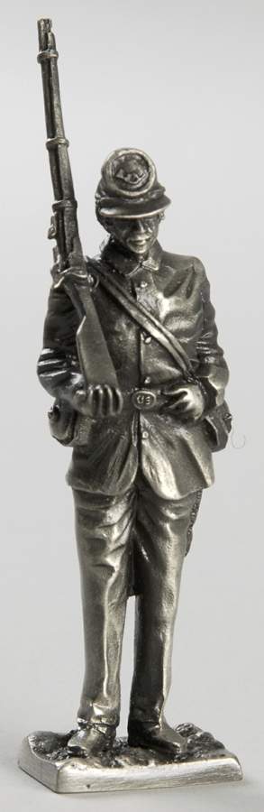 American Military Sculpture Collection Us Army Private Infantry - No Box 42 by Franklin Mint-1
