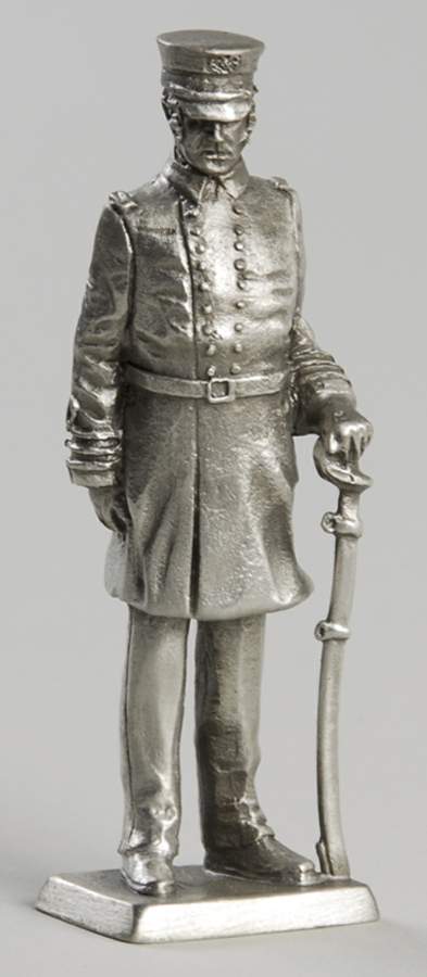 American Military Sculpture Collection Confederate States Navy Captain - No Box by Franklin Mint-1