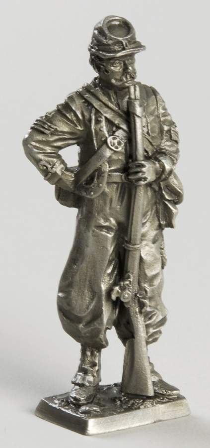 American Military Sculpture Collection Us Army Zouave - No Box by Franklin Mint-1