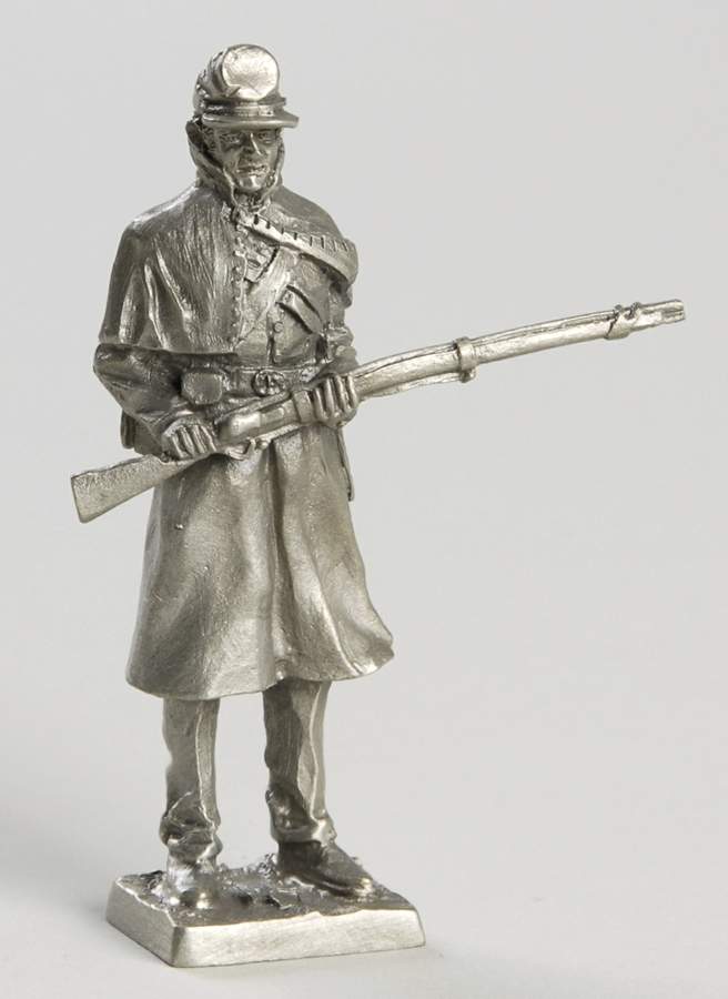 American Military Sculpture Collection Confederate States Army Private - No Box by Franklin Mint-1