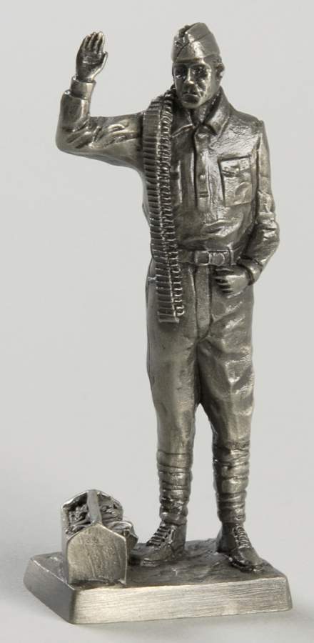 American Military Sculpture Collection Us Army Air Service Sergeant-1918 - No Box by Franklin Mint-1