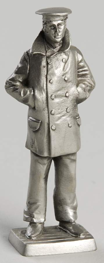 American Military Sculpture Collection Us Navy Seaman-1886 - No Box by Franklin Mint-1