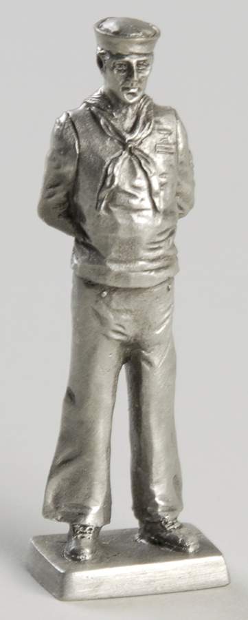 American Military Sculpture Collection Us Navy Aviation Petty Officer-1970 - No Box by Franklin Mint-1