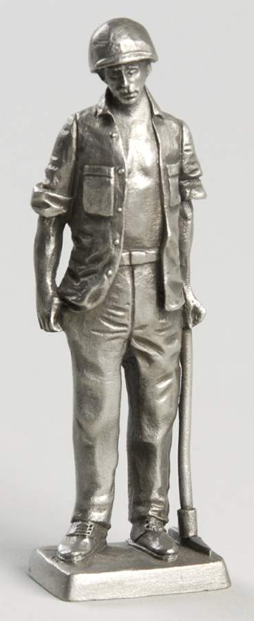American Military Sculpture Collection Us Navy Seaman-1944 - No Box by Franklin Mint-1