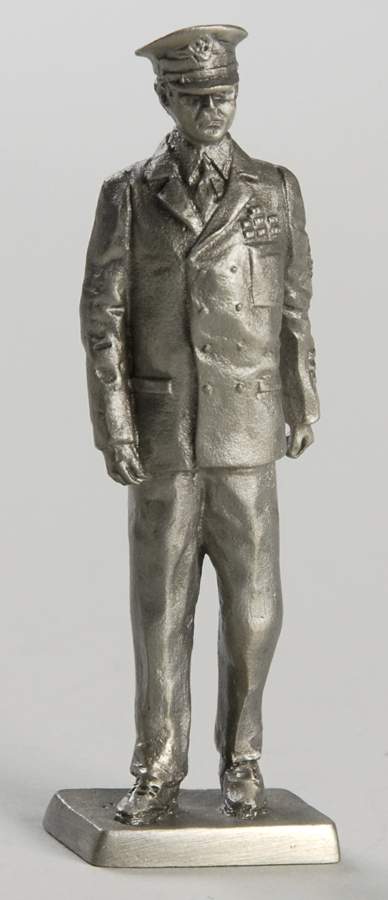 American Military Sculpture Collection Us Navy Chief Petty Officer-1960 - No Box by Franklin Mint-1