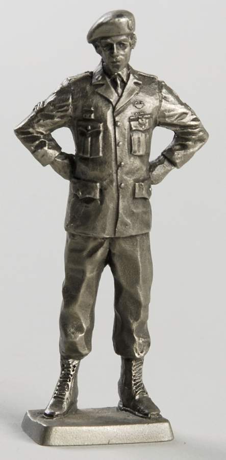 American Military Sculpture Collection Us Army Sergeant-1969 - No Box by Franklin Mint-1