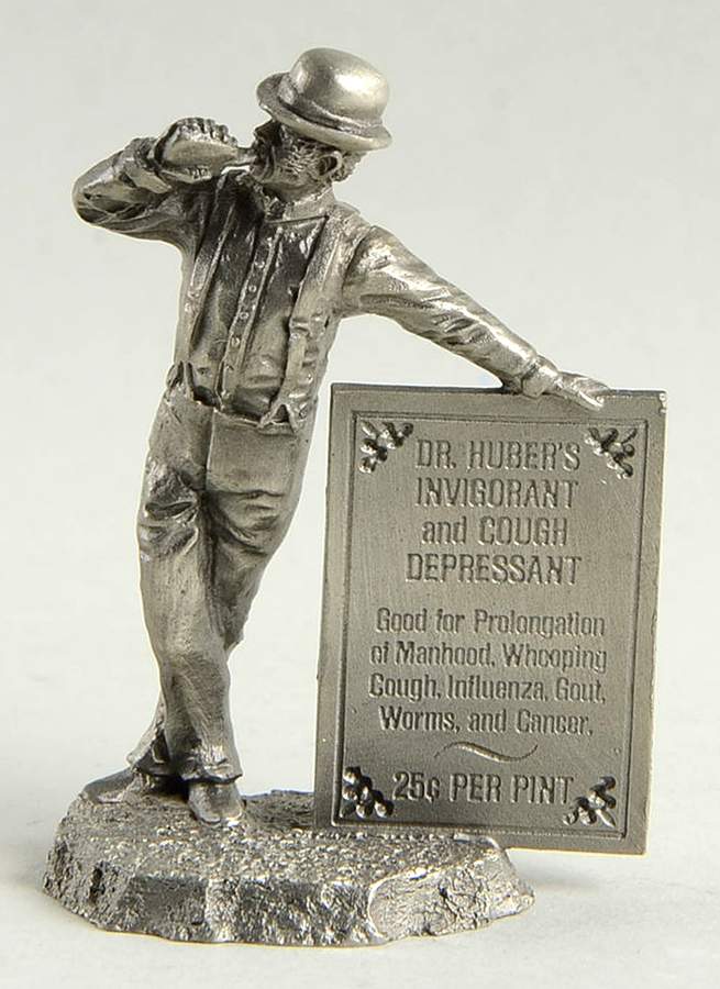 Parade of American People Sign Man - No Box by Franklin Mint-1