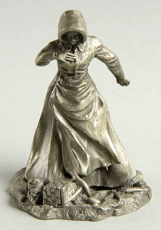 Parade of American People Tilling The Land - No Box by Franklin Mint-1