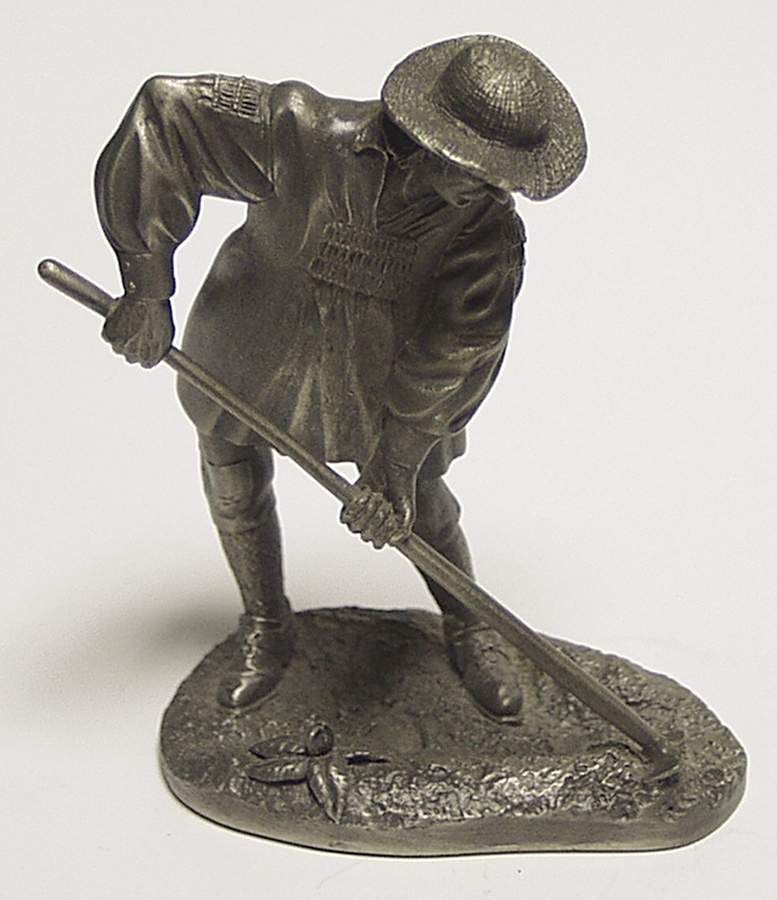 People of Colonial America-Figurine Planter - No Box by Franklin Mint-1