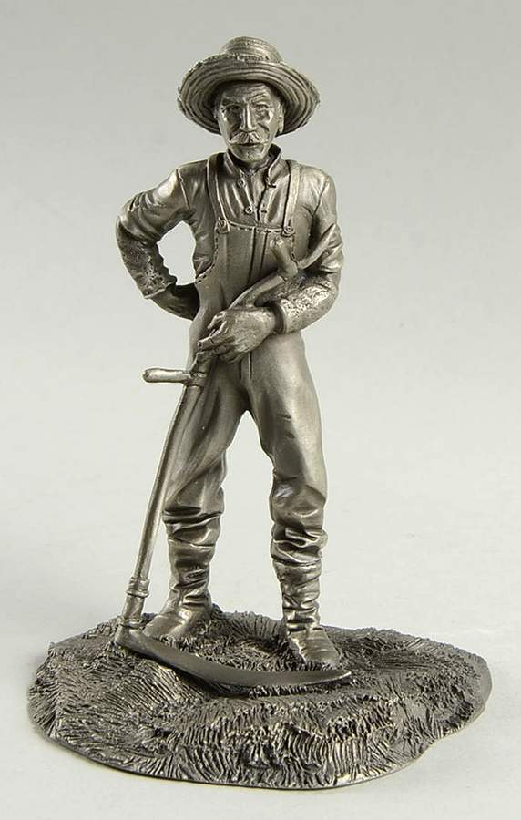 People of Canada The Wheat Farmer - No Box by Franklin Mint-1