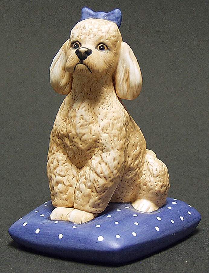 World of Puppies Poodle - Boxed by Franklin Mint-1