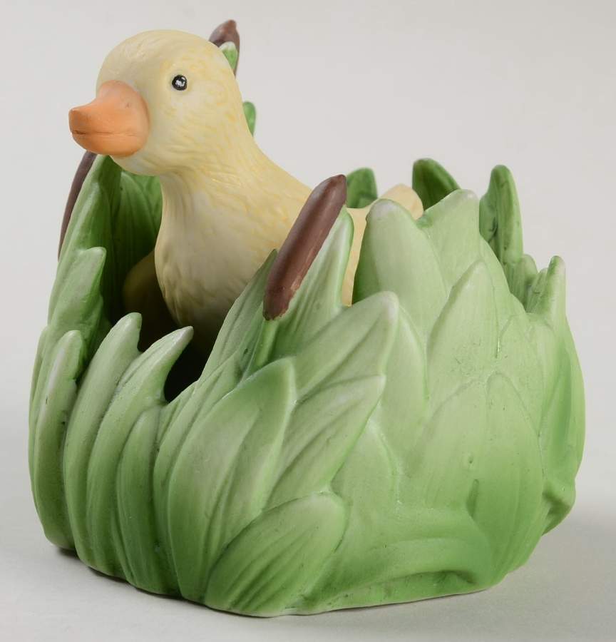 Woodland Surprises Duck With Grass-Set Of 2 - Boxed by Franklin Mint-1