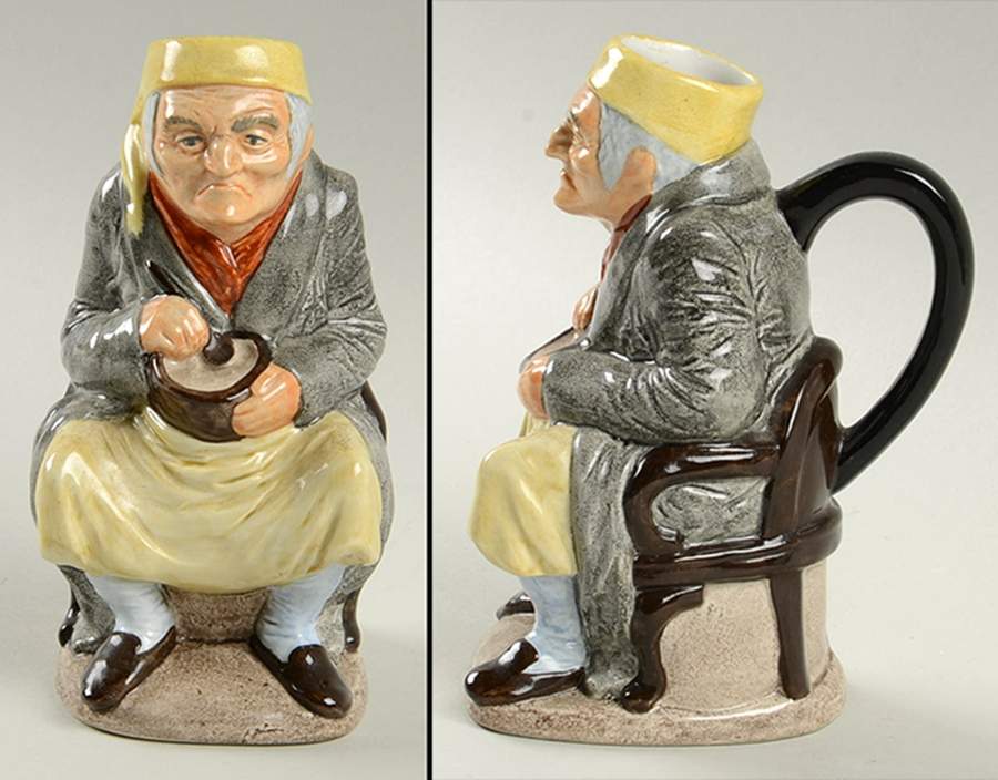 Charles Dickens Toby Jug Scrooge - No Box by Franklin Mint-1