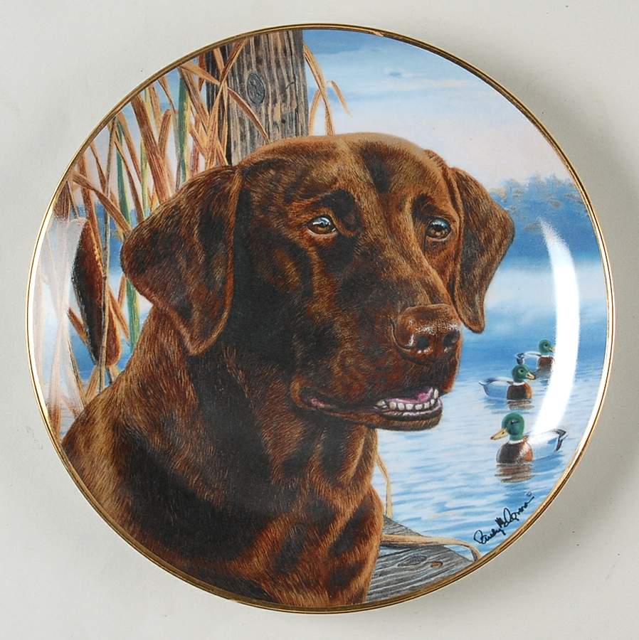 Labrador Retrievers-Randy Mcgovern Ready For Action - No Box by Franklin Mint-1