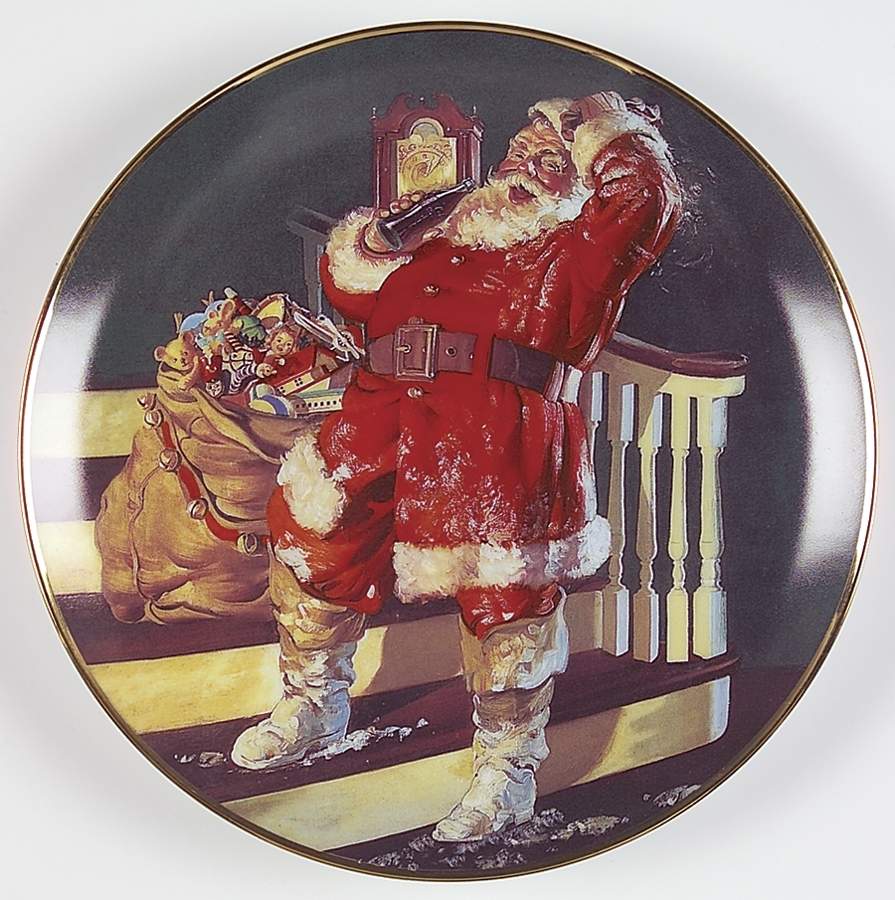 Coca Cola Christmas The Coca-Cola Hour - No Box by Franklin Mint-1