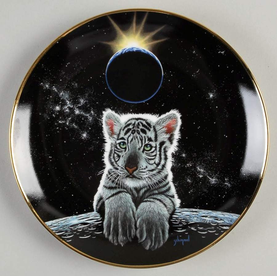 Schimmel's Big Cats Promise Of A New World   - No Box by Franklin Mint-1