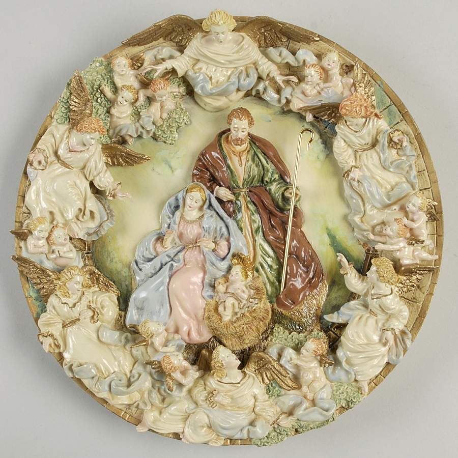 Franklin Mint Religious Relief The Nativity - No Box by Franklin Mint-1