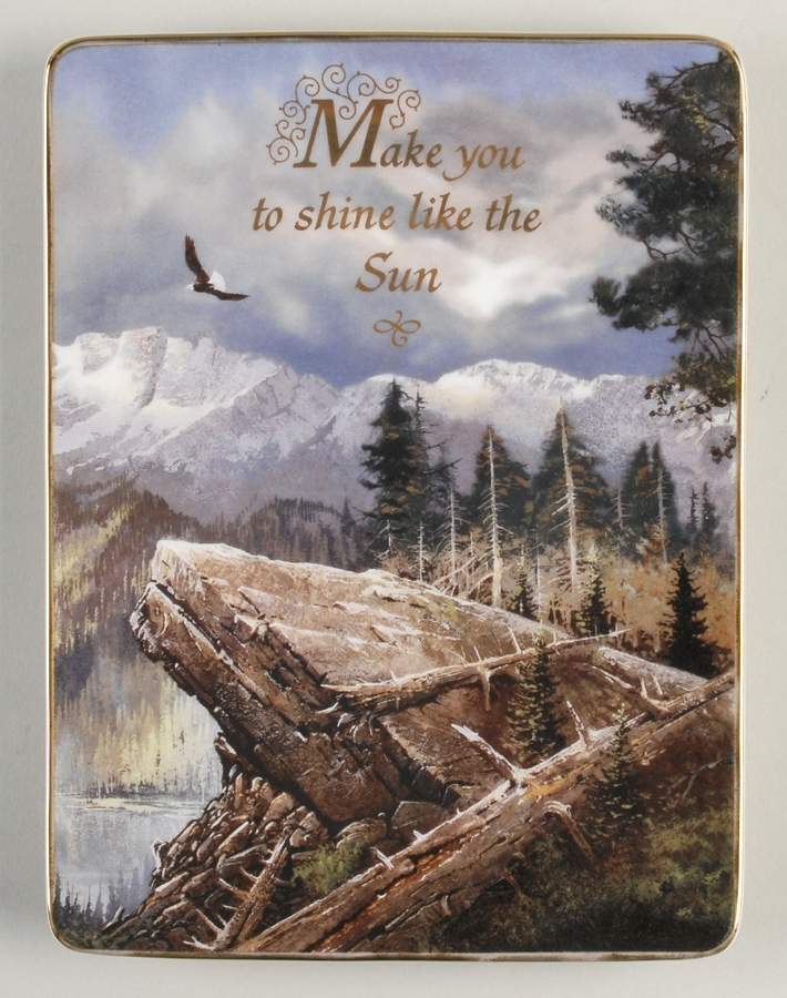On Eagles Wings Make You Like To Shine Like The Sun - No Box by Franklin Mint-1