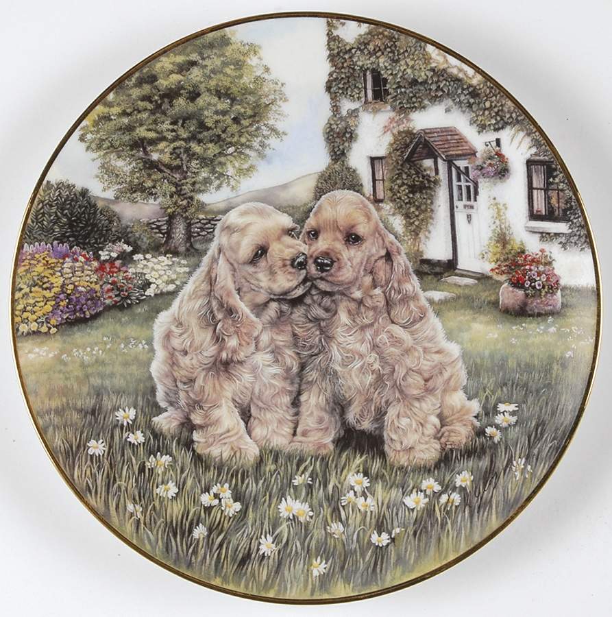 Cottage Puppies Springtime Fancy - Boxed by Hamilton Collection-1