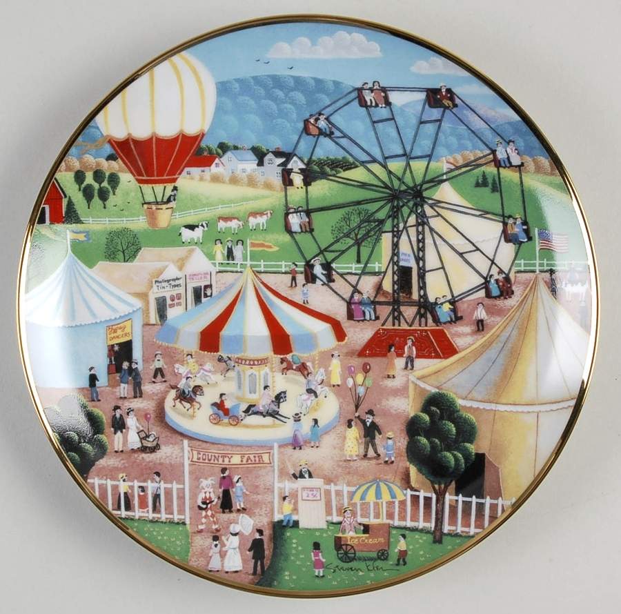 American Folk Art County Fair - No Box by Franklin Mint-1