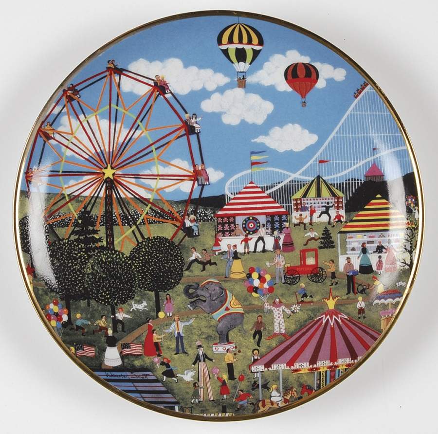 American Folk Art Country Carnival - No Box by Franklin Mint-1