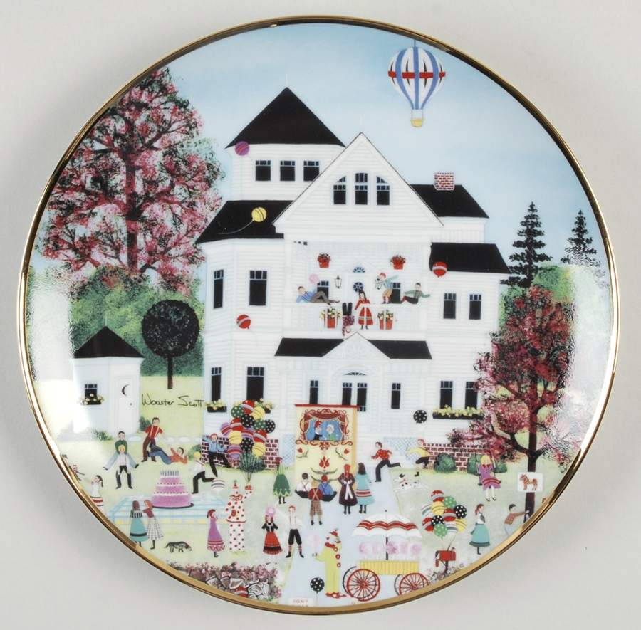 American Folk Art Birthday Gala - No Box by Franklin Mint-1