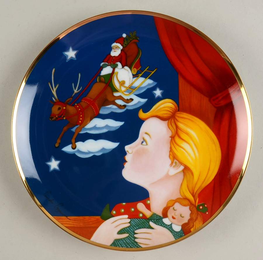 American Lung Association Christmas Visit - No Box by Franklin Mint-1