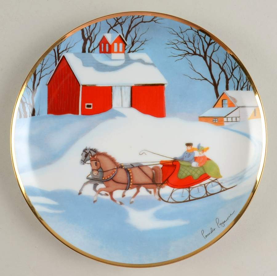 American Lung Association Christmas Sleighride - No Box by Franklin Mint-1