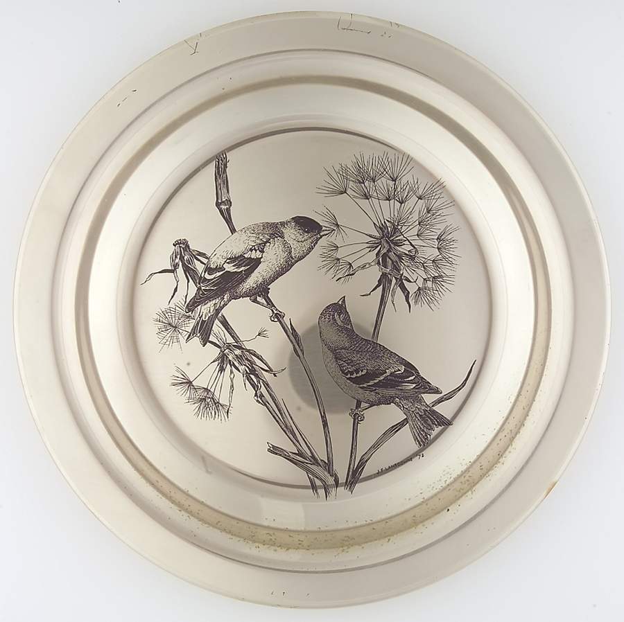 Audubon Birds Goldfinch - No Box by Franklin Mint-1