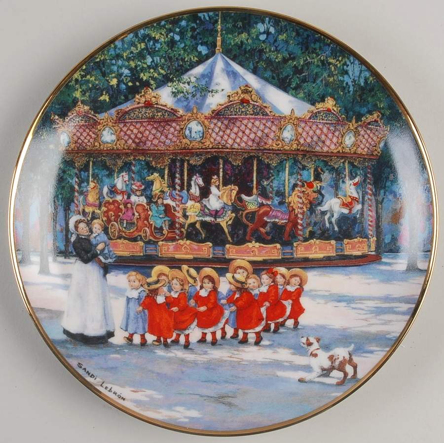 Carousel Memories Carousel Holiday - No Box by Franklin Mint-1