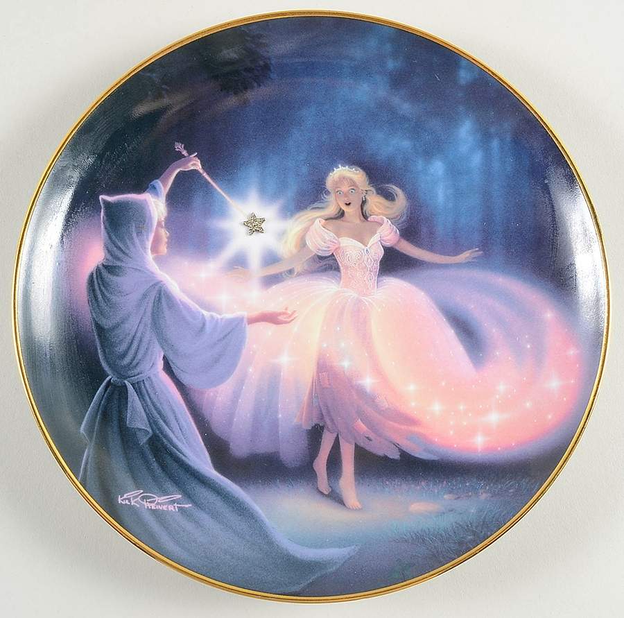 Cinderella Fairy Godmother's Magic - No Box by Franklin Mint-1