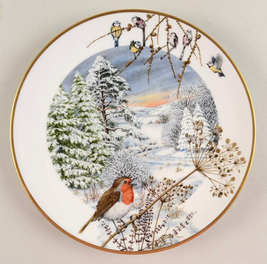 Country Year A Country Lane In December - Boxed by Franklin Mint-1