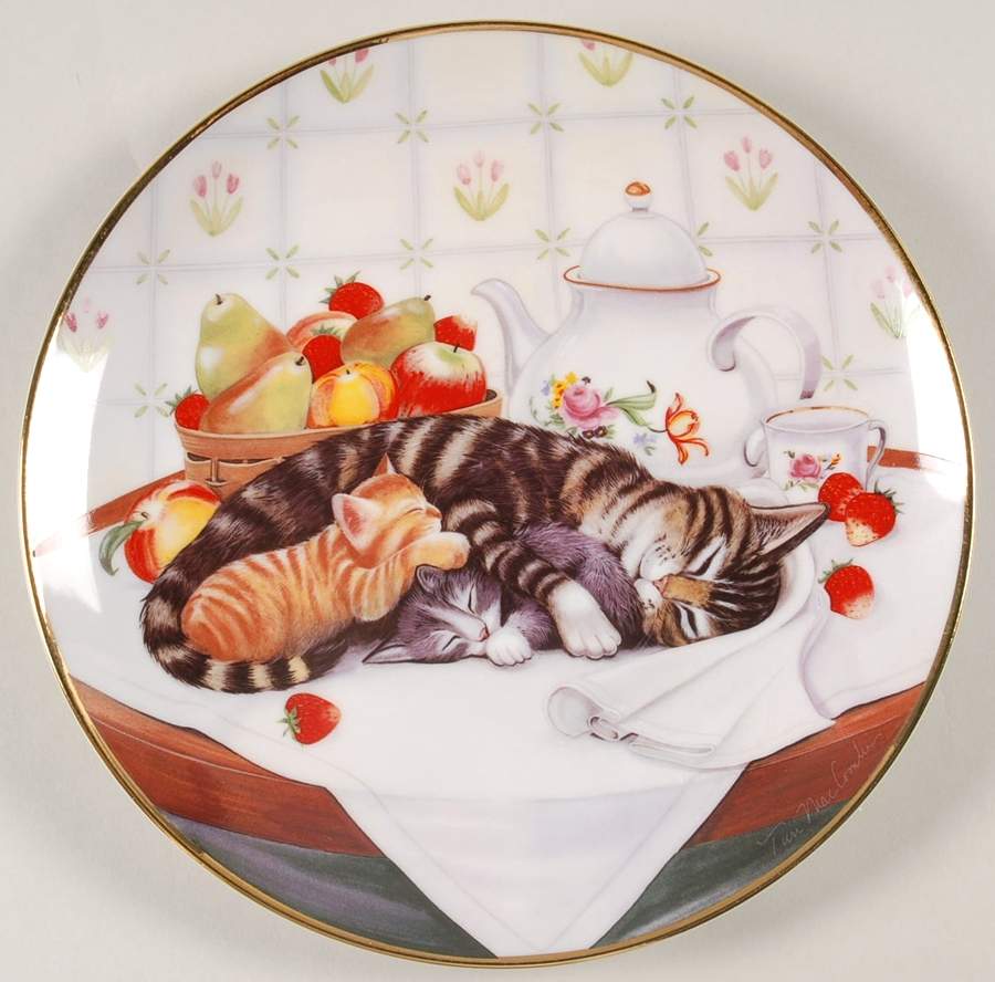 Countryside Cats Cat Nap - No Box by Franklin Mint-1