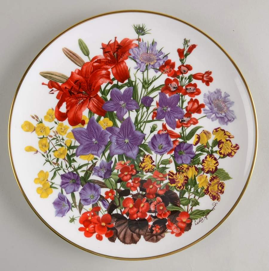 Flowers of the Year July - No Box by Franklin Mint-1