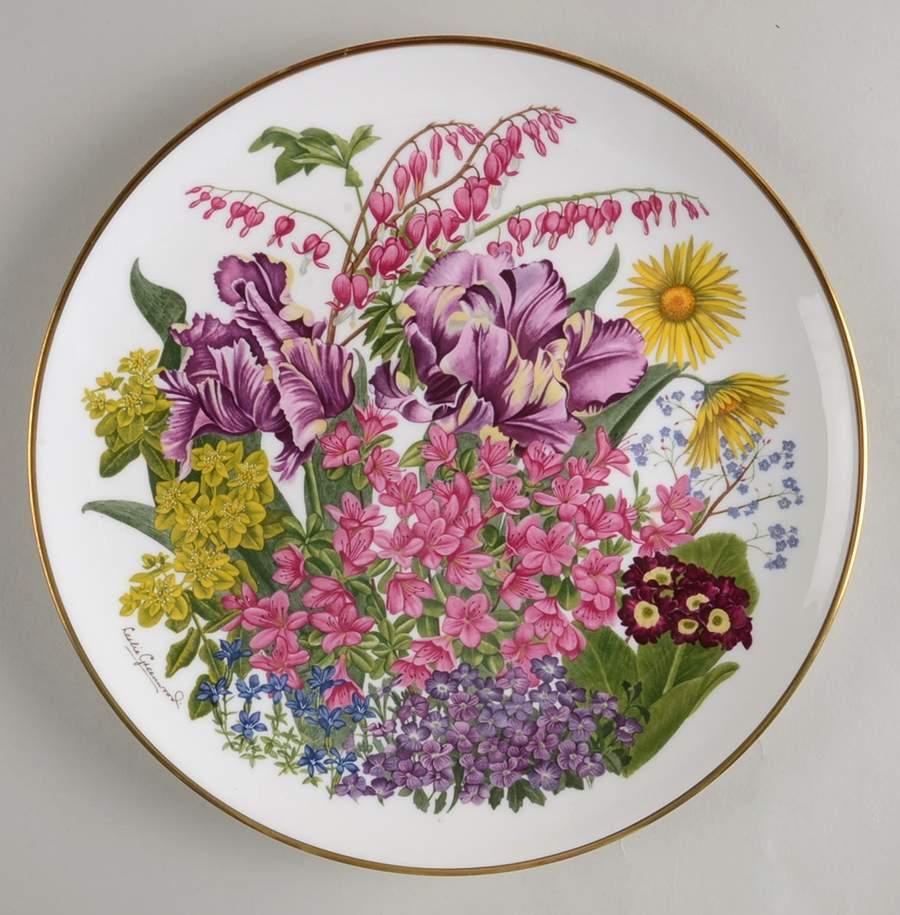 Flowers of the Year May - Boxed by Franklin Mint-1