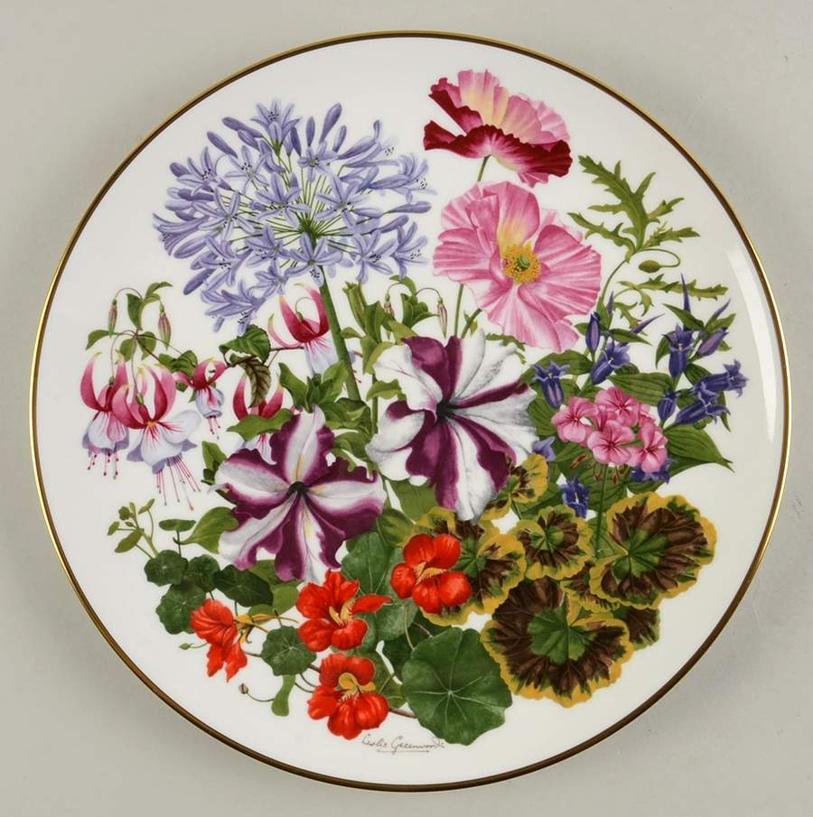 Flowers of the Year August - No Box by Franklin Mint-1