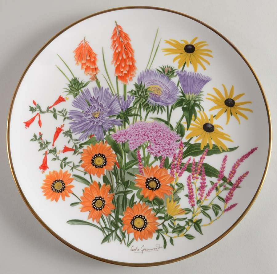 Flowers of the Year September - Boxed by Franklin Mint-1