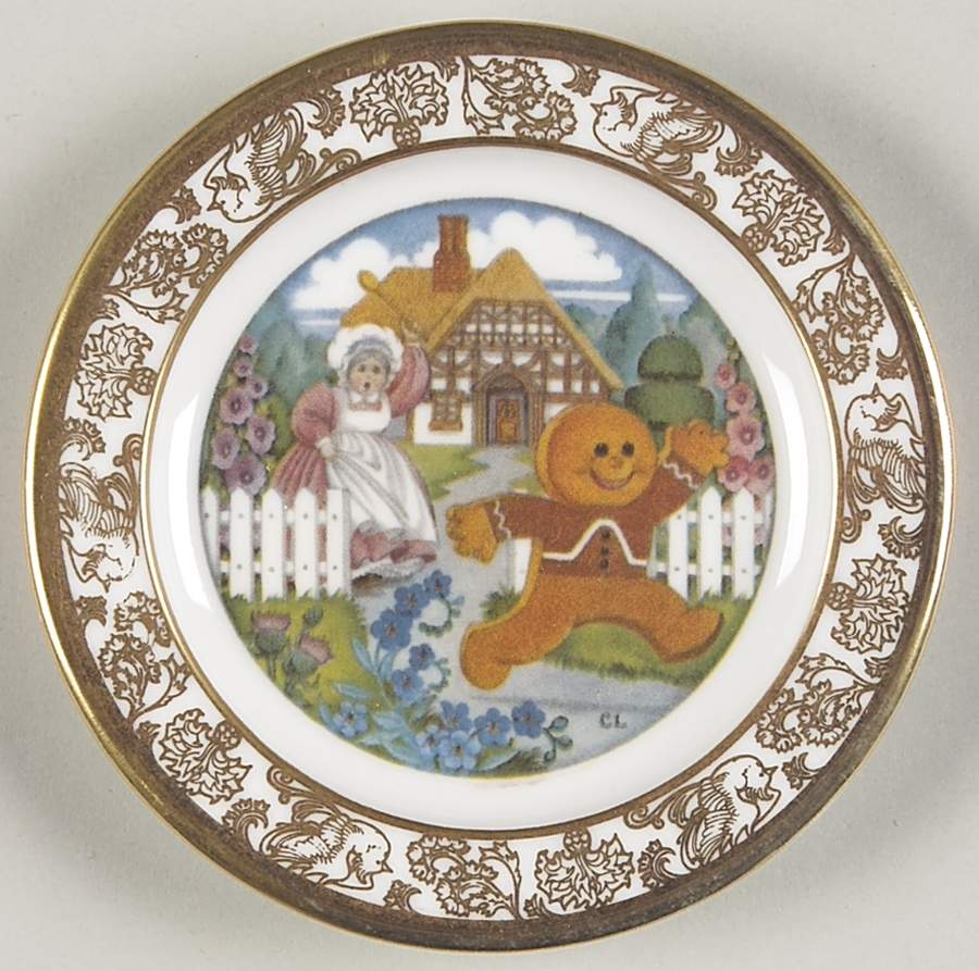 Best Loved Fairy Tales-Miniature The Gingerbread Boy - Boxed by Franklin Mint-1