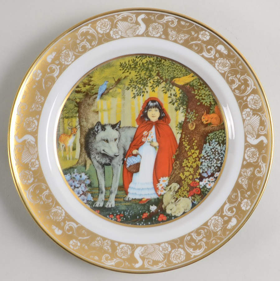 Grimm's Fairy Tales Little Red Riding Hood - No Box by Franklin Mint-1