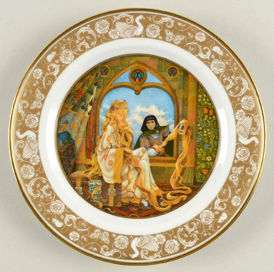 Grimm's Fairy Tales Rapunzel - No Box by Franklin Mint-1