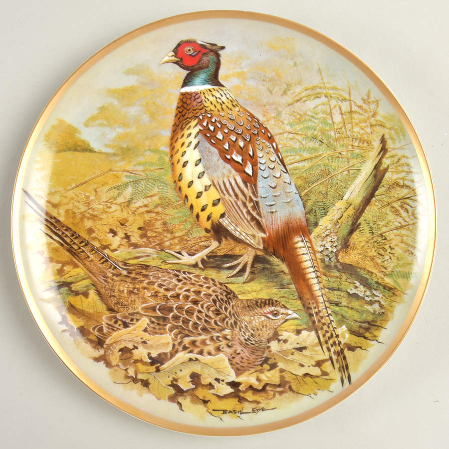 Gamebirds of The World Chinese Pheasant - No Box by Franklin Mint-1