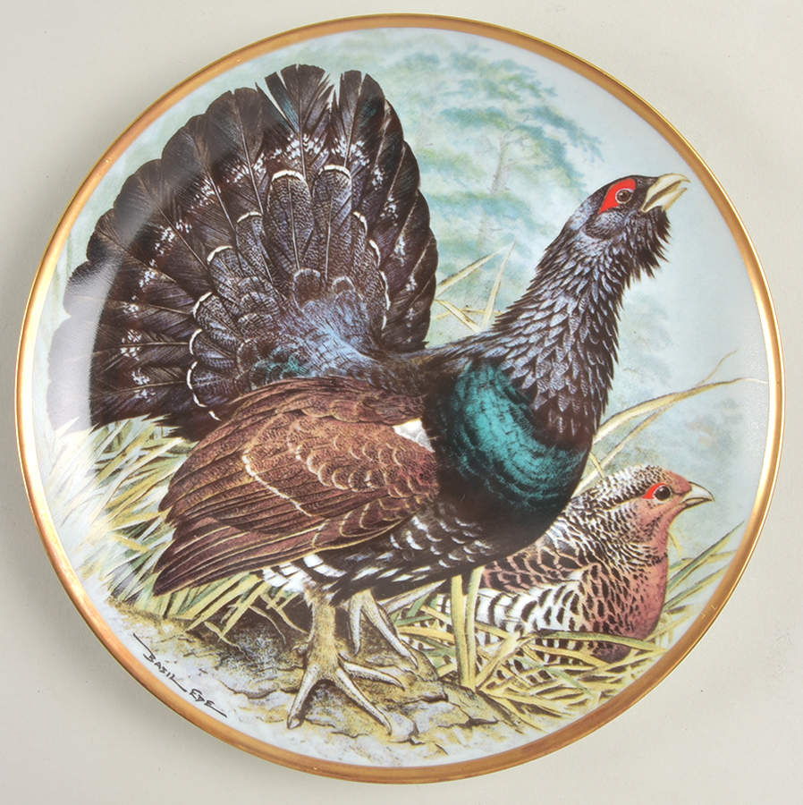 Gamebirds of The World Capercaillie - No Box by Franklin Mint-1