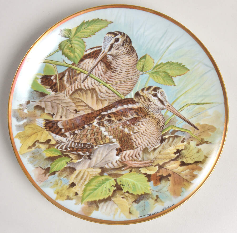 Gamebirds of The World Woodcock - No Box by Franklin Mint-1