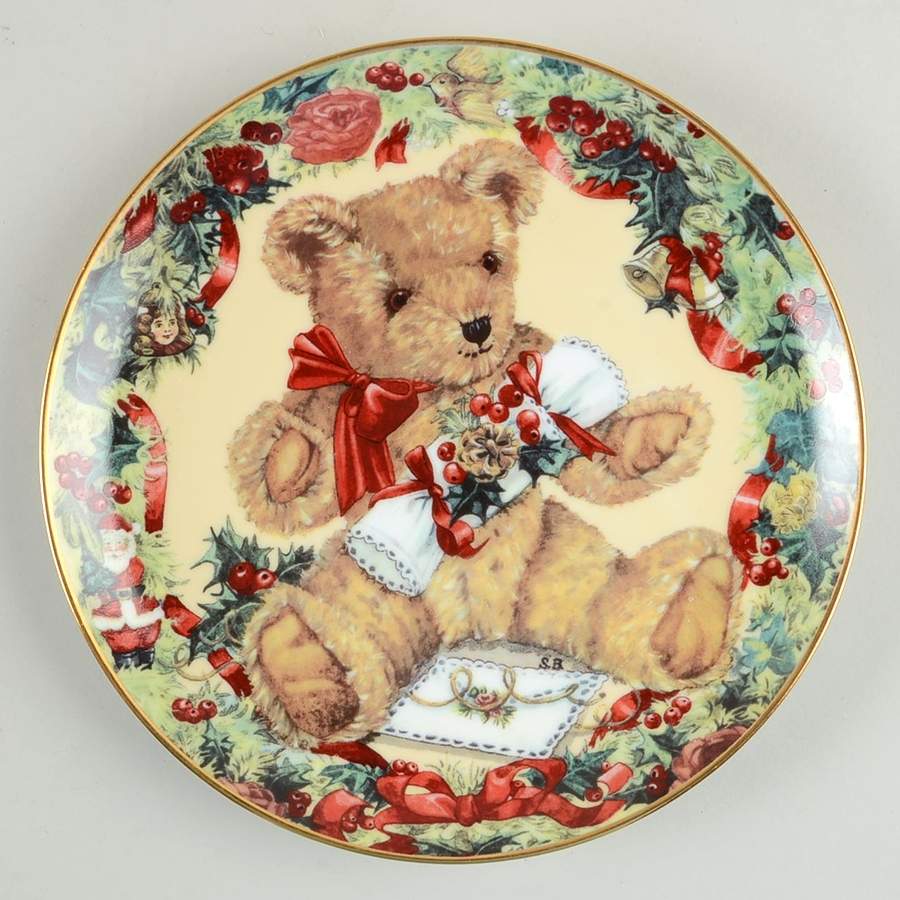 Holiday Bears Teddy's First Christmas - No Box by Franklin Mint-1