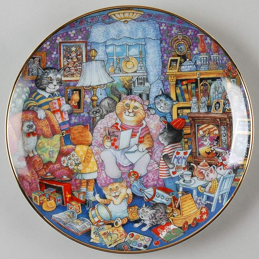 Holiday Cats Purrfect Mom - No Box by Franklin Mint-1