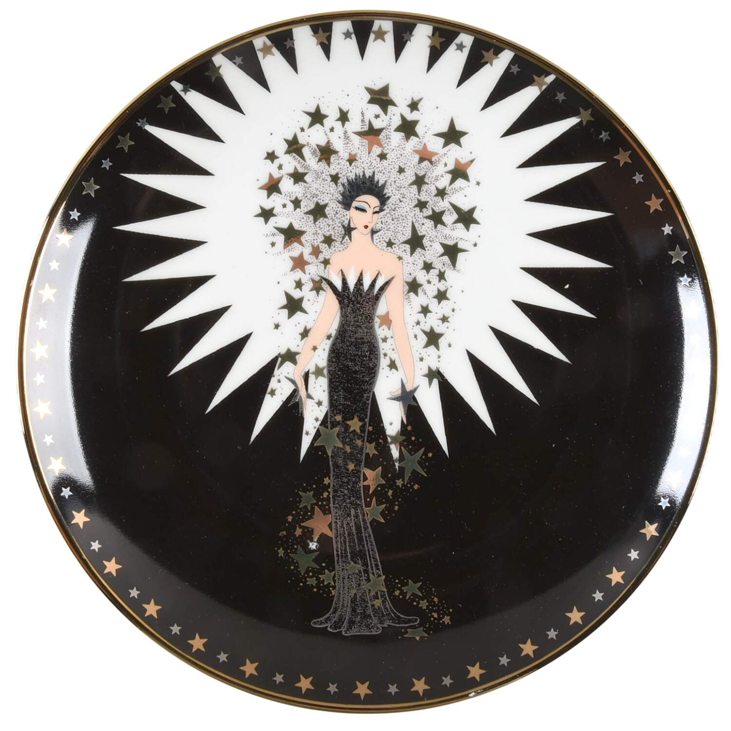 House of Erte' Starstruck - No Box by Franklin Mint-1