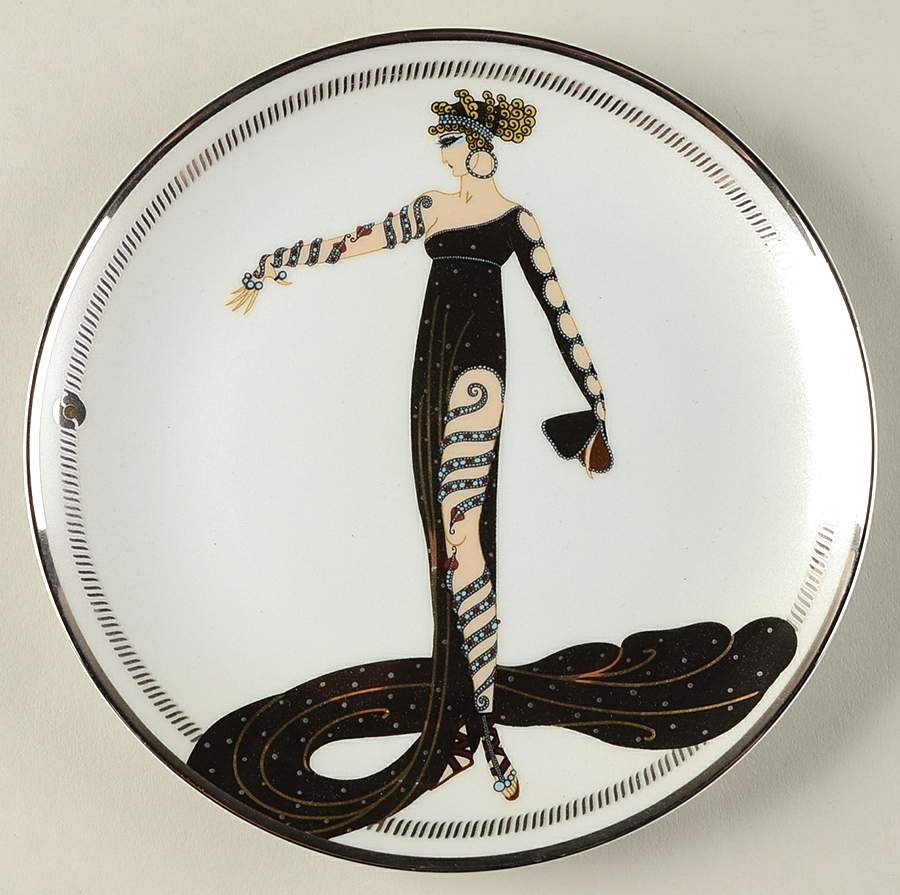 House of Erte' La Merveilleuse - No Box by Franklin Mint-1