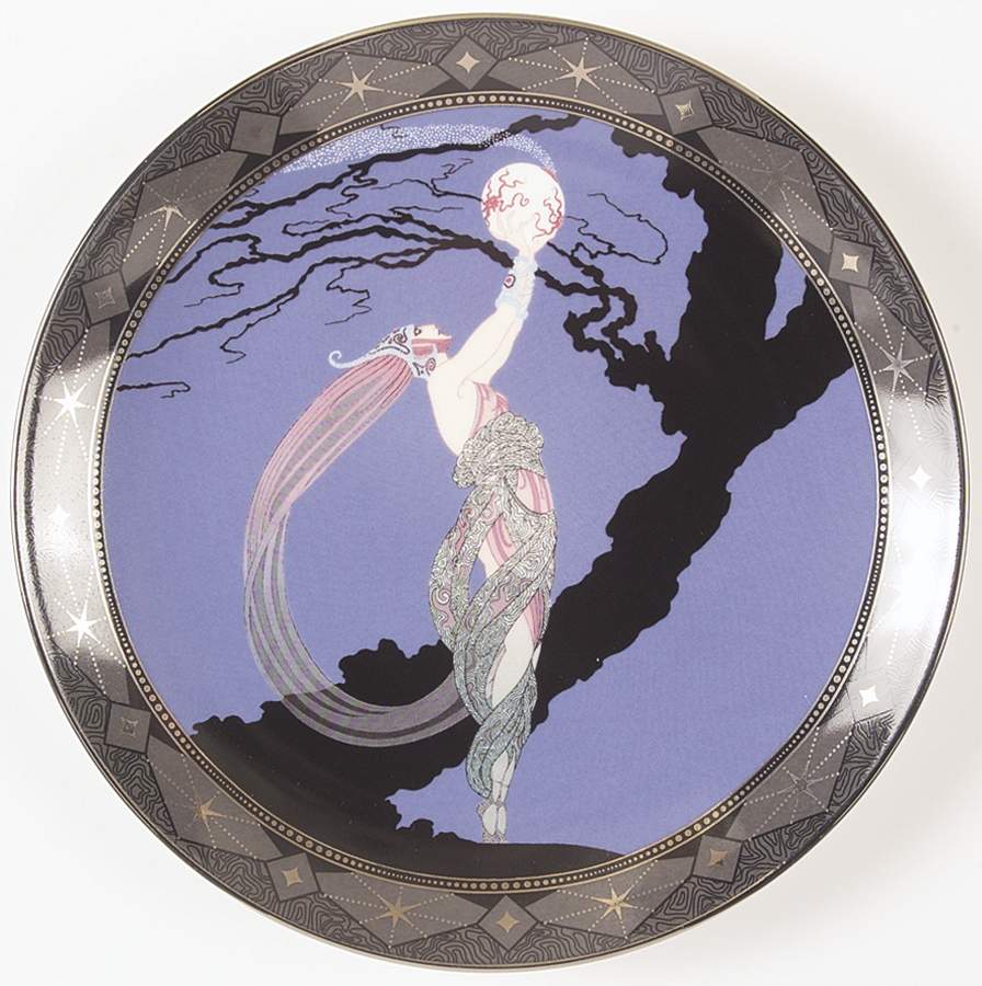 House of Erte' Fireflies - No Box by Franklin Mint-1