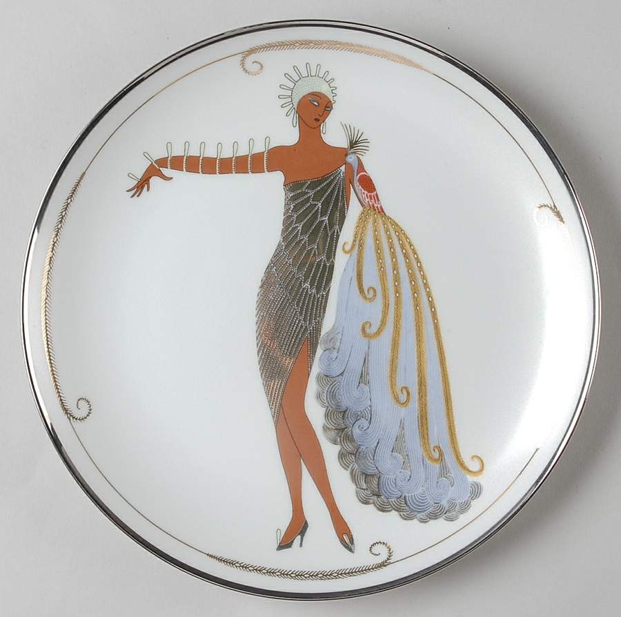 House of Erte' Diva Ii - No Box by Franklin Mint-1